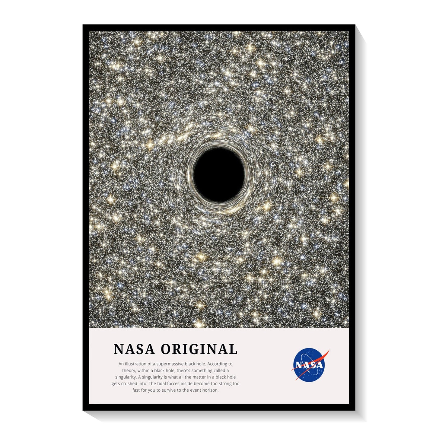 Supermassive Black Hole, NASA Art Posters