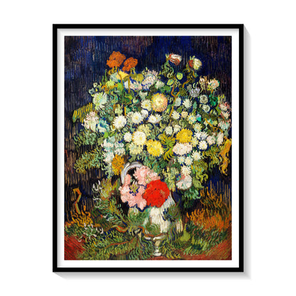 Bouquet of Flowers in a Vase, Vincent Van Gogh Painting