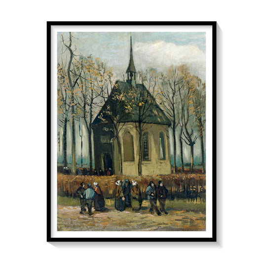 Congregation, Vincent Van Gogh Painting