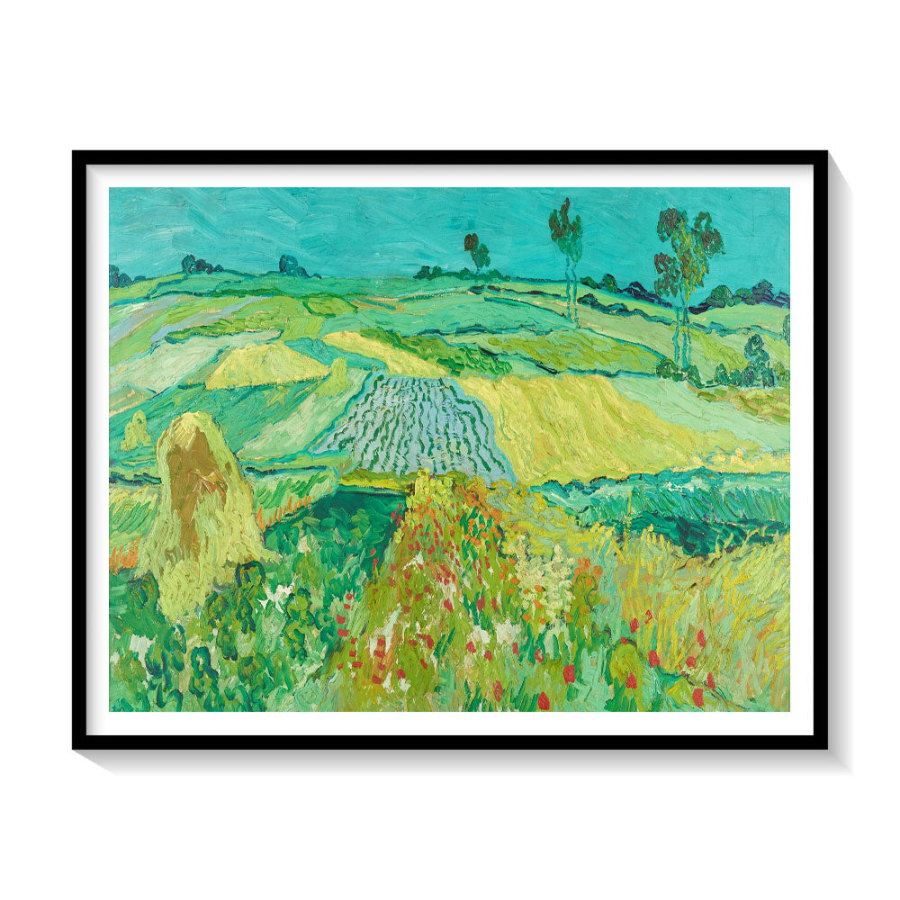 Die Ebene Von Auvers, Van Gogh Painting