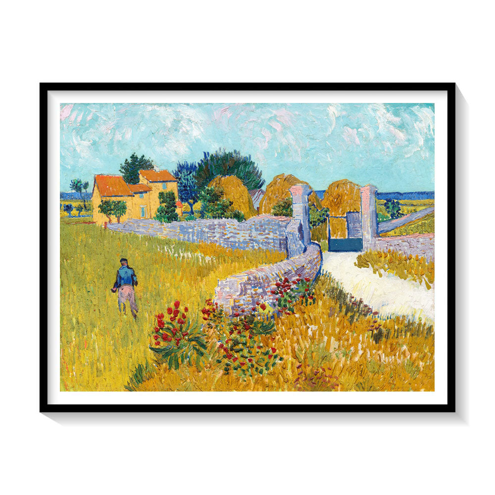Farmhouse in Provence, Van Gogh Painting