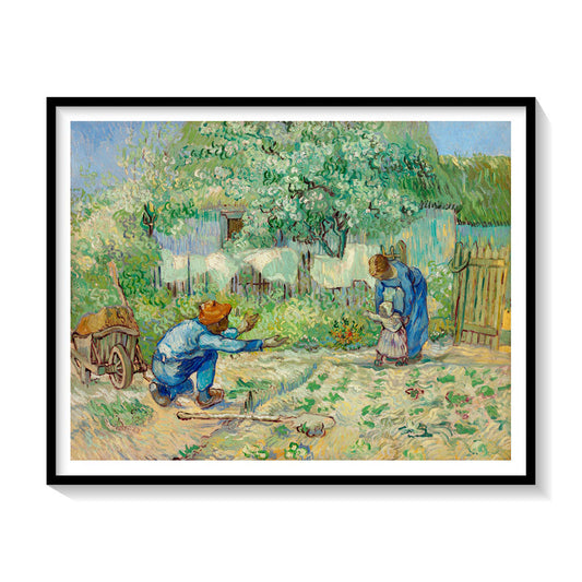 First Steps after Millet, Van Gogh Painting