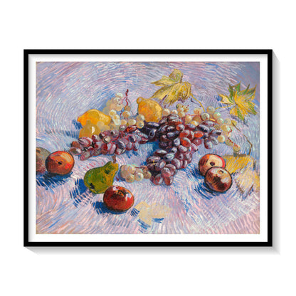 Grapes Lemons Pears and Apples, Van Gogh Painting