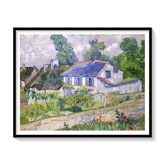 Houses at Auvers, Van Gogh Painting