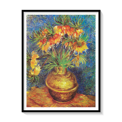 Imperial Fritillaries in a Copper Vase, Vincent Van Gogh Painting