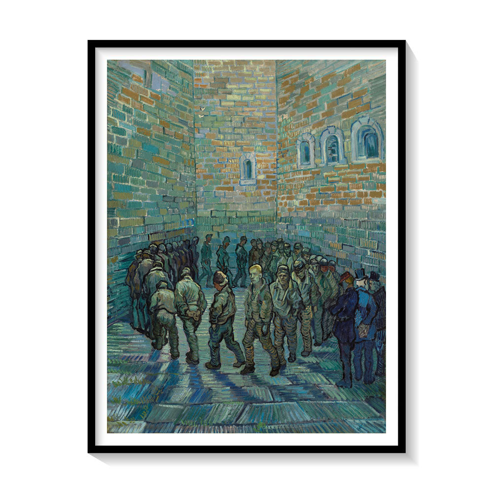 Prisoners Exercising, Vincent Van Gogh Painting