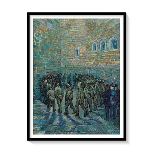 Prisoners Exercising, Vincent Van Gogh Painting