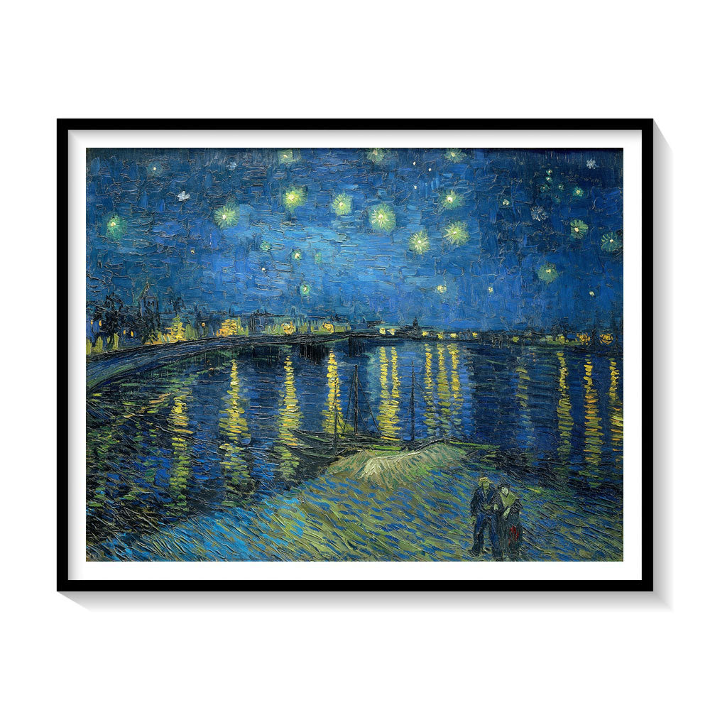 Starry Night Over the Rhone, Van Gogh Painting