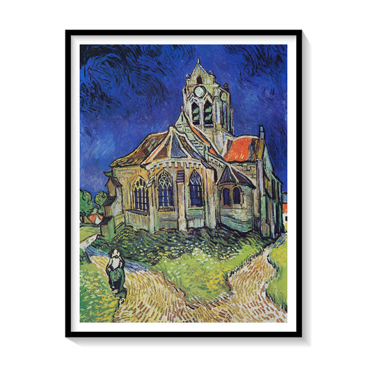 The Church at Auvers, Vincent Van Gogh Painting