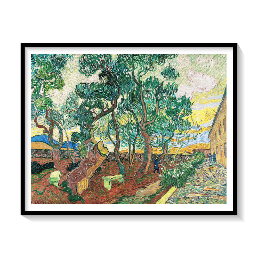 The Garden of Saint Paul Hospital, Van Gogh Painting
