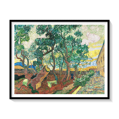 The Garden of Saint Paul Hospital, Van Gogh Painting
