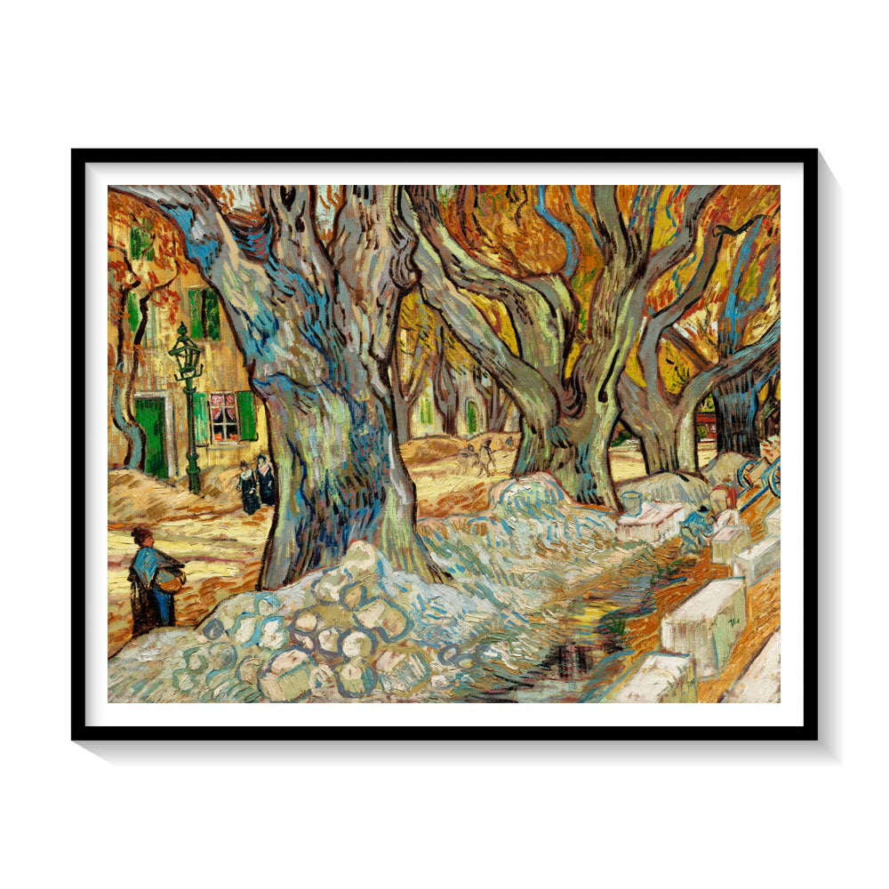 The Large Plane Trees, Van Gogh Painting