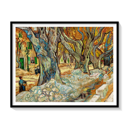The Large Plane Trees, Van Gogh Painting