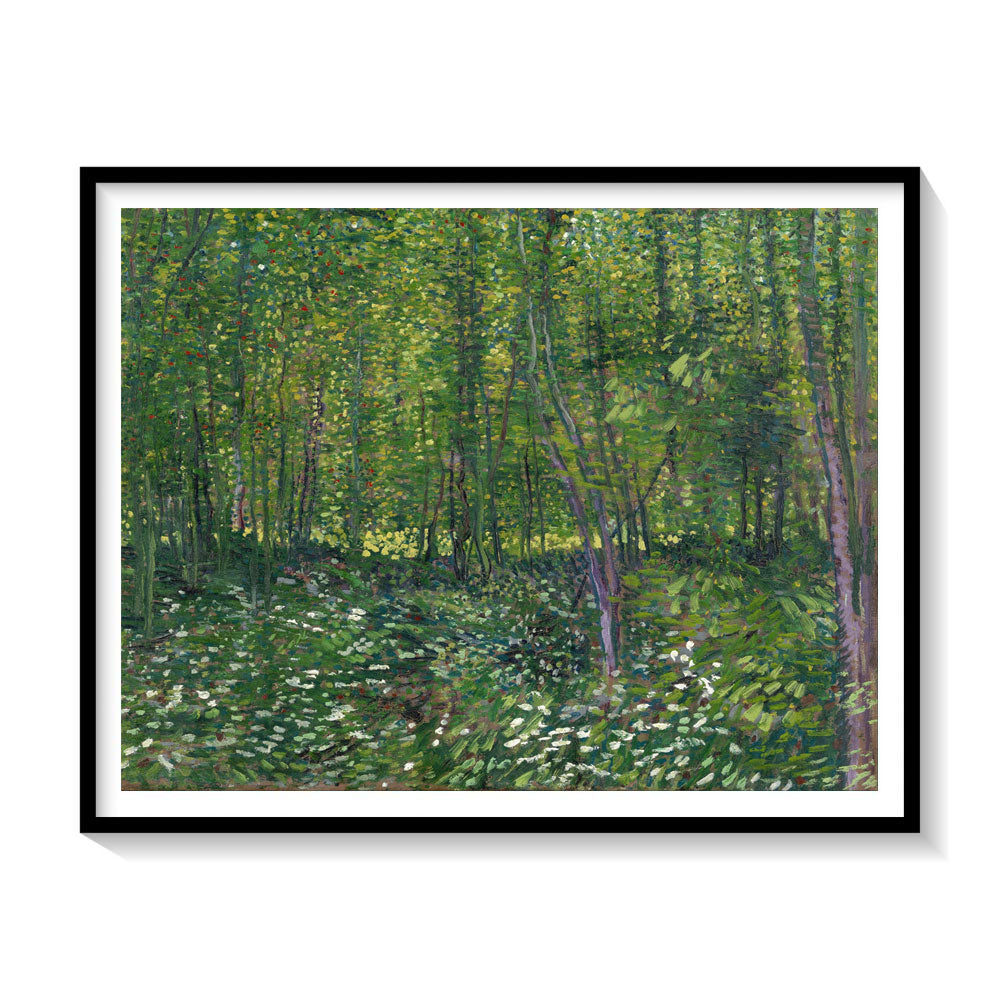 Trees and Undergrowth, Van Gogh Painting