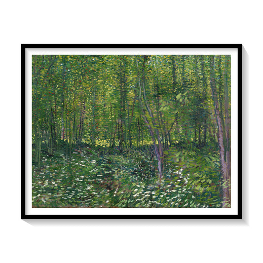 Trees and Undergrowth, Van Gogh Painting