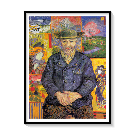 Van Gogh portrait of pere, Vincent Van Gogh Painting