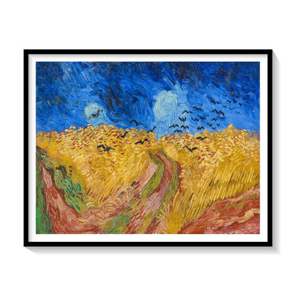 Wheatfield with Crows, Van Gogh Painting