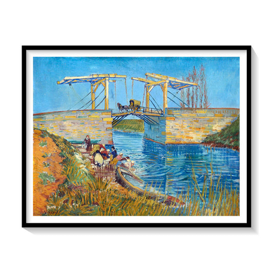 he Langlois Bridge at Arles, Van Gogh Painting