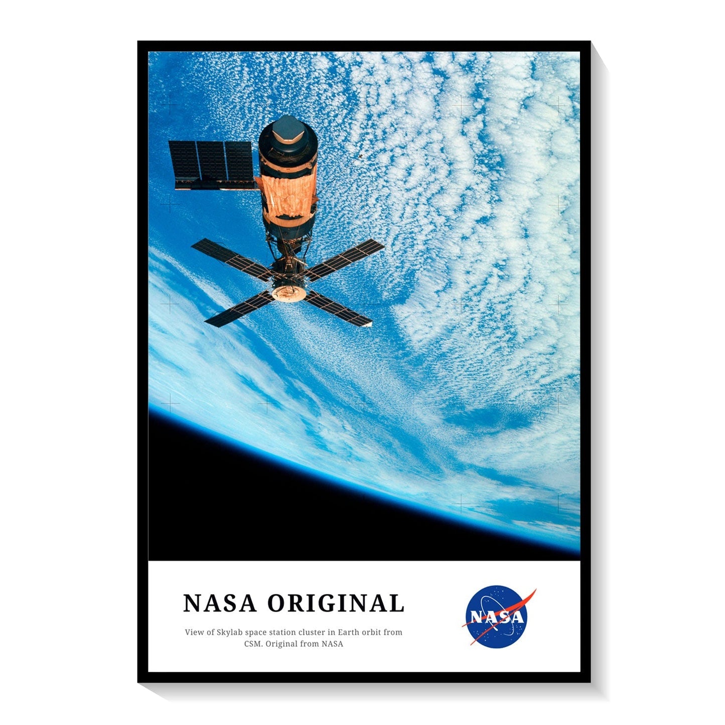 View of Skylab space station, NASA Art Posters