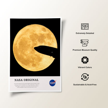 Aircraft and Moon, NASA Art Posters