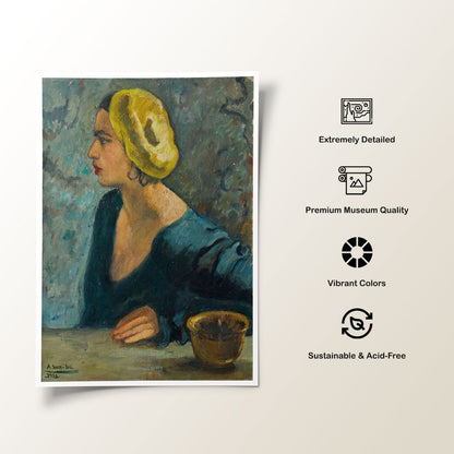 Amrita Sher Gil Self portrait II, Amrita Sher Gil Paintings