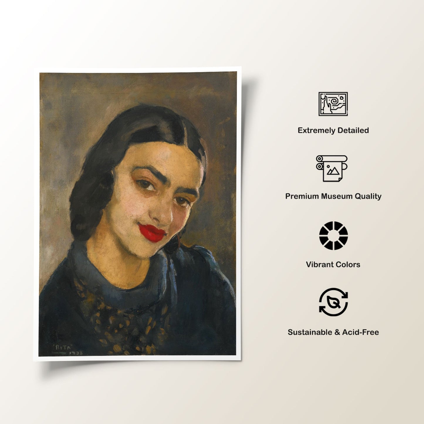 Amrita sher Gil Self Portrait I, Amrita Sher Gil Paintings