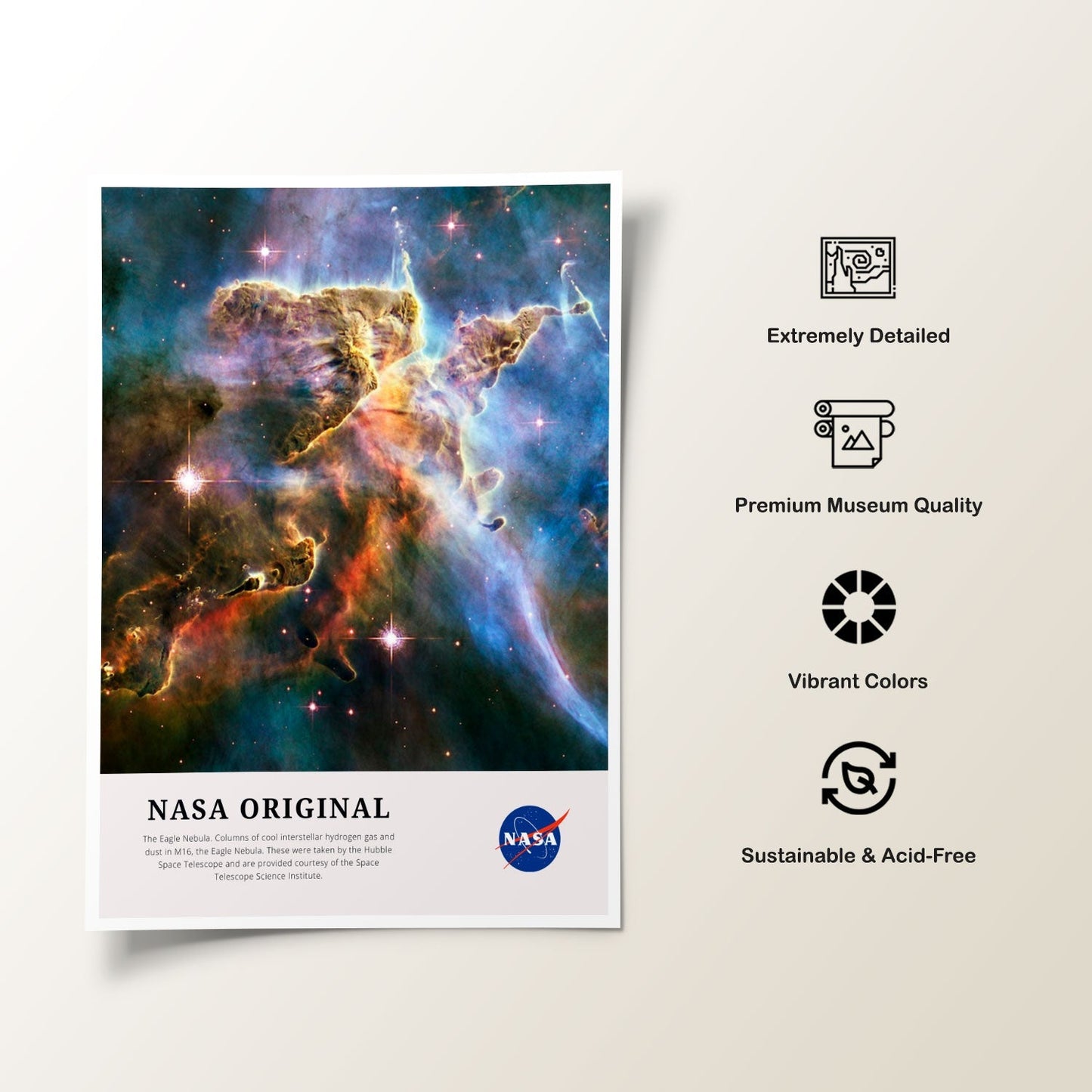 Eagle Nebula, NASA Art Posters