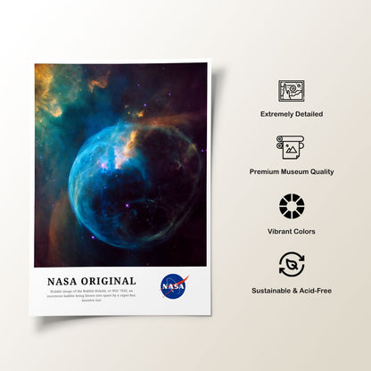Enormous Bubble Nebula, NASA Art Posters