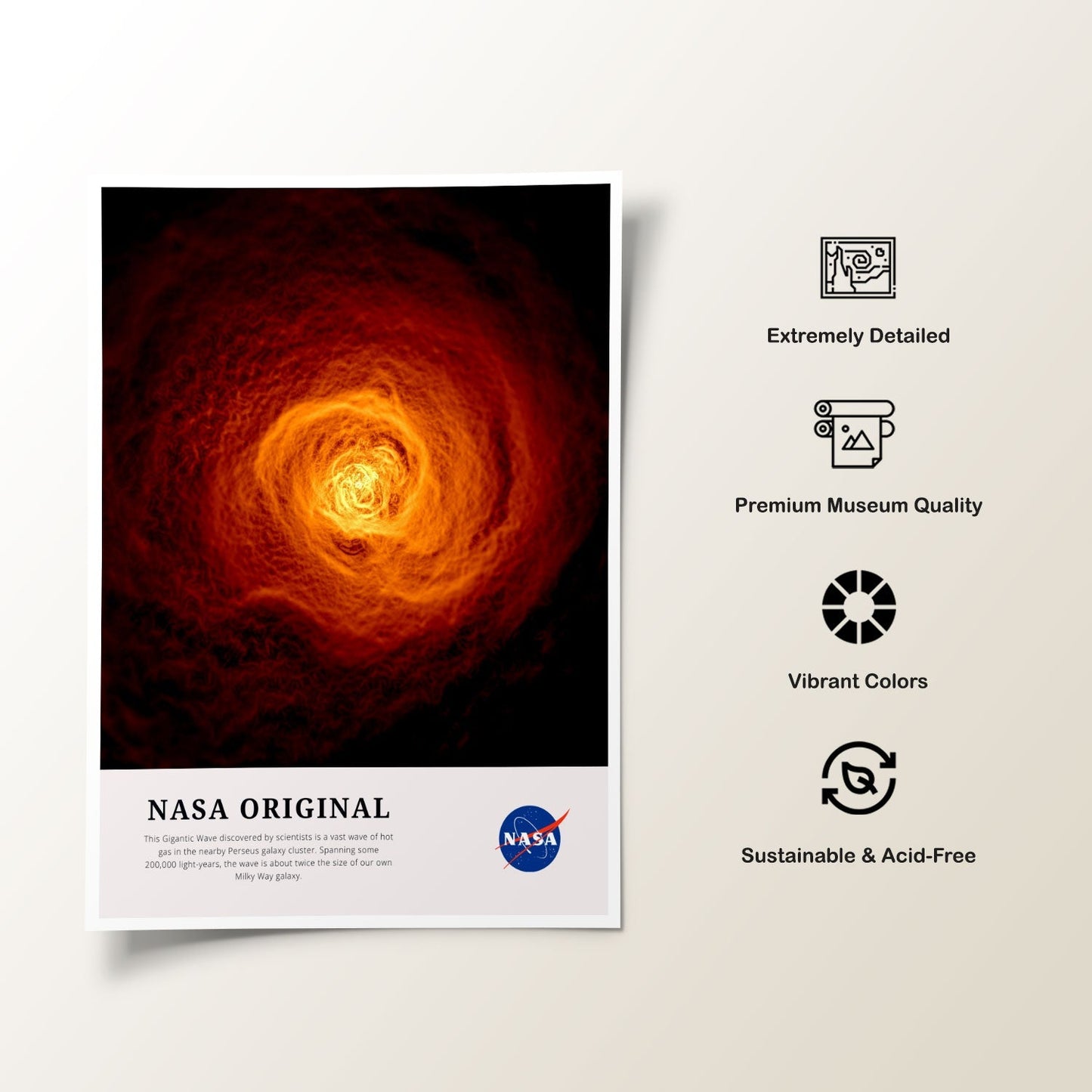 The Gigantic Wave, NASA Art Posters