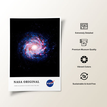 Hubble Sees Pinwheel, NASA Art Posters