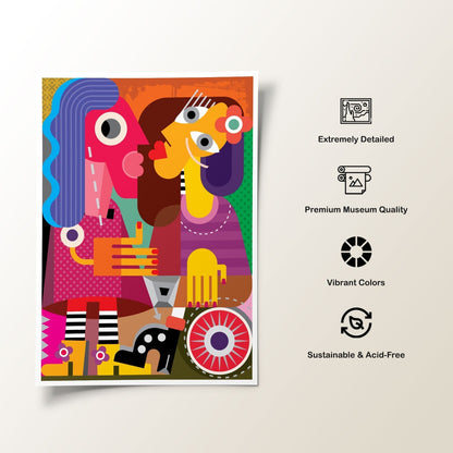 Femme Rouge levres, Pablo Picasso Painting