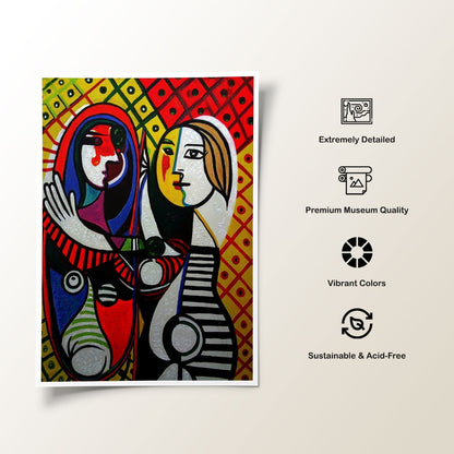 Femme et Homme, Pablo Picasso Painting
