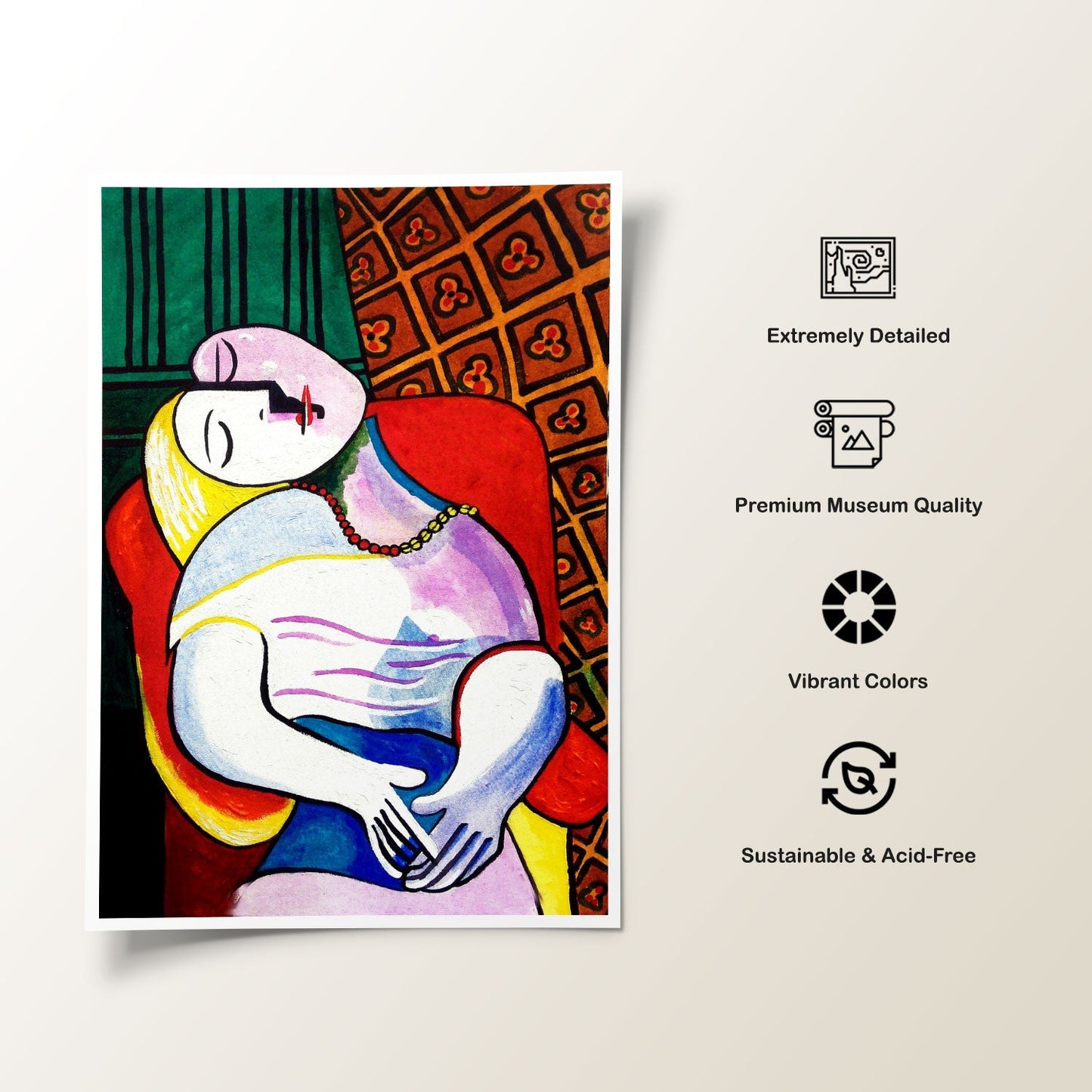 The Dream, Pablo Picasso Painting