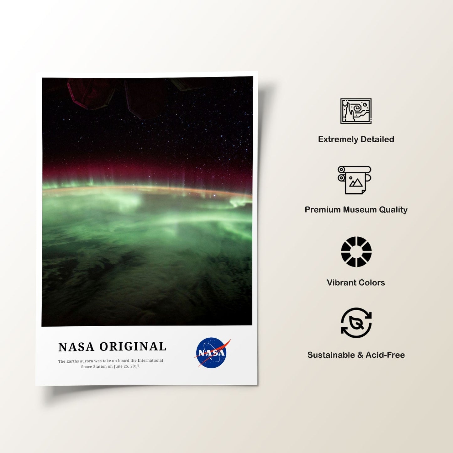 The Earths aurora, NASA Art Posters