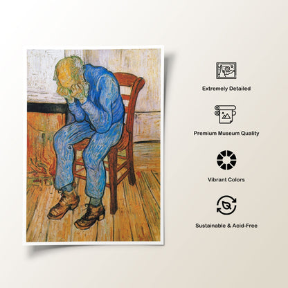 At Eternitys Gate, Vincent Van Gogh Painting