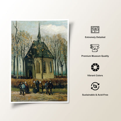 Congregation, Vincent Van Gogh Painting