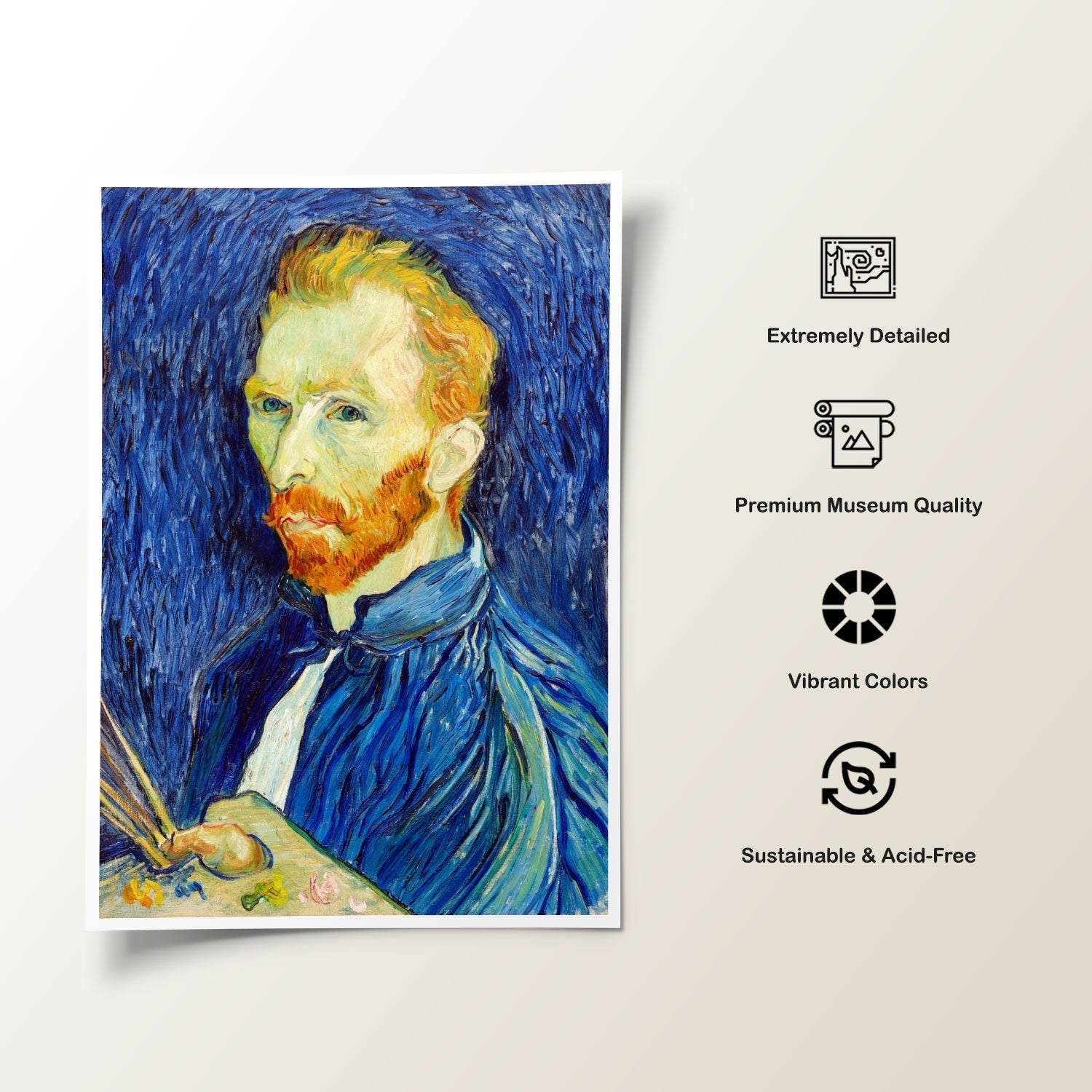 Self Portrait 3, Vincent Van Gogh Painting