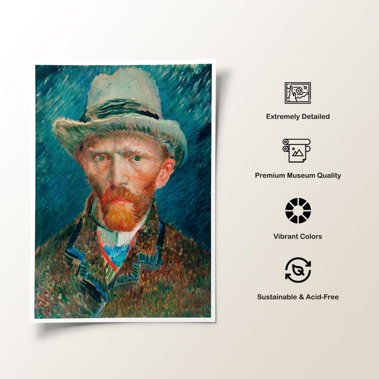 Self portrait 4, Vincent Van Gogh Painting