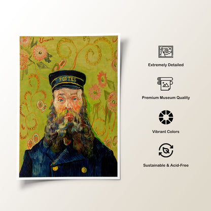 The Postman, Vincent Van Gogh Painting