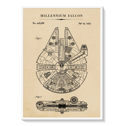 Millennium Falcon, Blueprint Patent Art