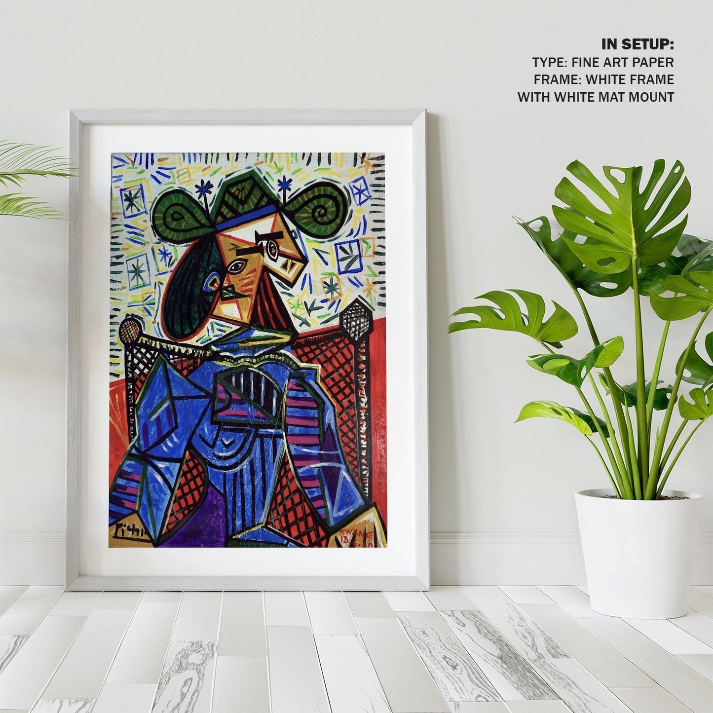 Dora Maar in an Armchair, Pablo Picasso Painting