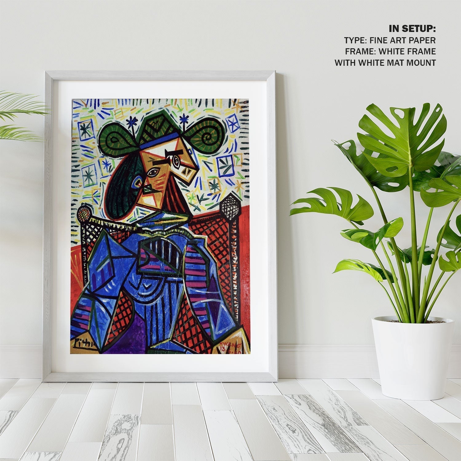 Dora Maar in an Armchair, Pablo Picasso Painting