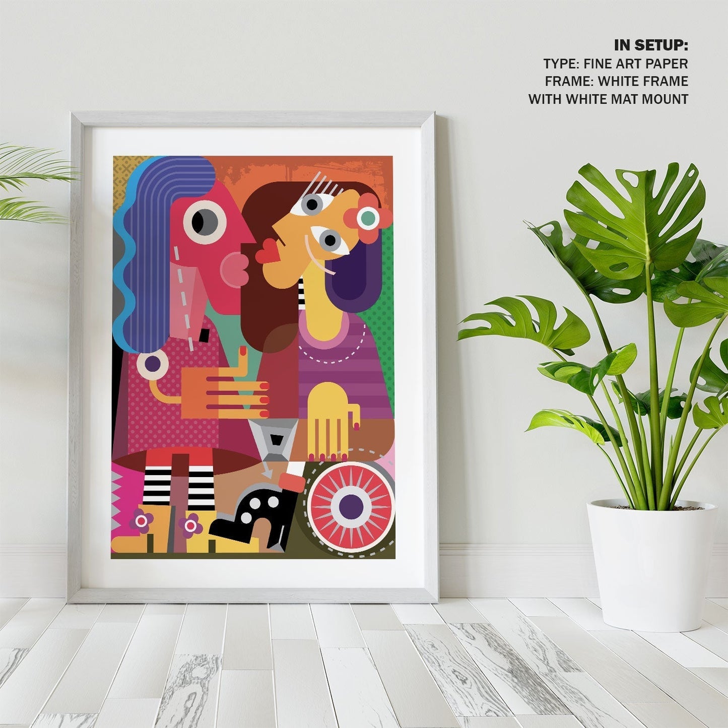 Femme Rouge levres, Pablo Picasso Painting