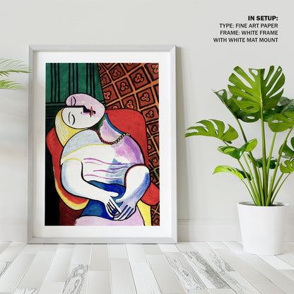 The Dream, Pablo Picasso Painting