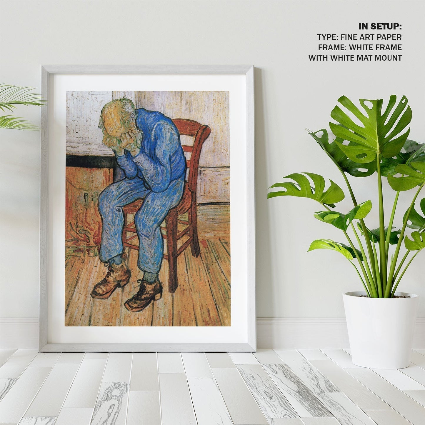 At Eternitys Gate, Vincent Van Gogh Painting