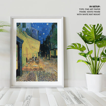 Cafe Terrace, Vincent Van Gogh Painting