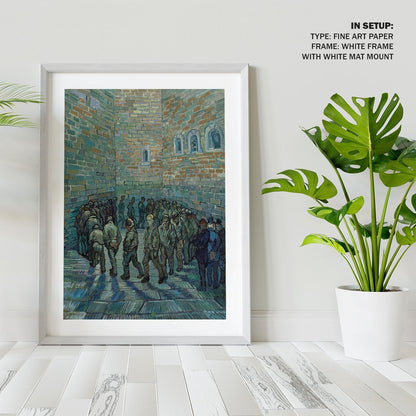 Prisoners Exercising, Vincent Van Gogh Painting