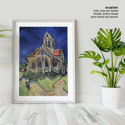 The Church at Auvers, Vincent Van Gogh Painting