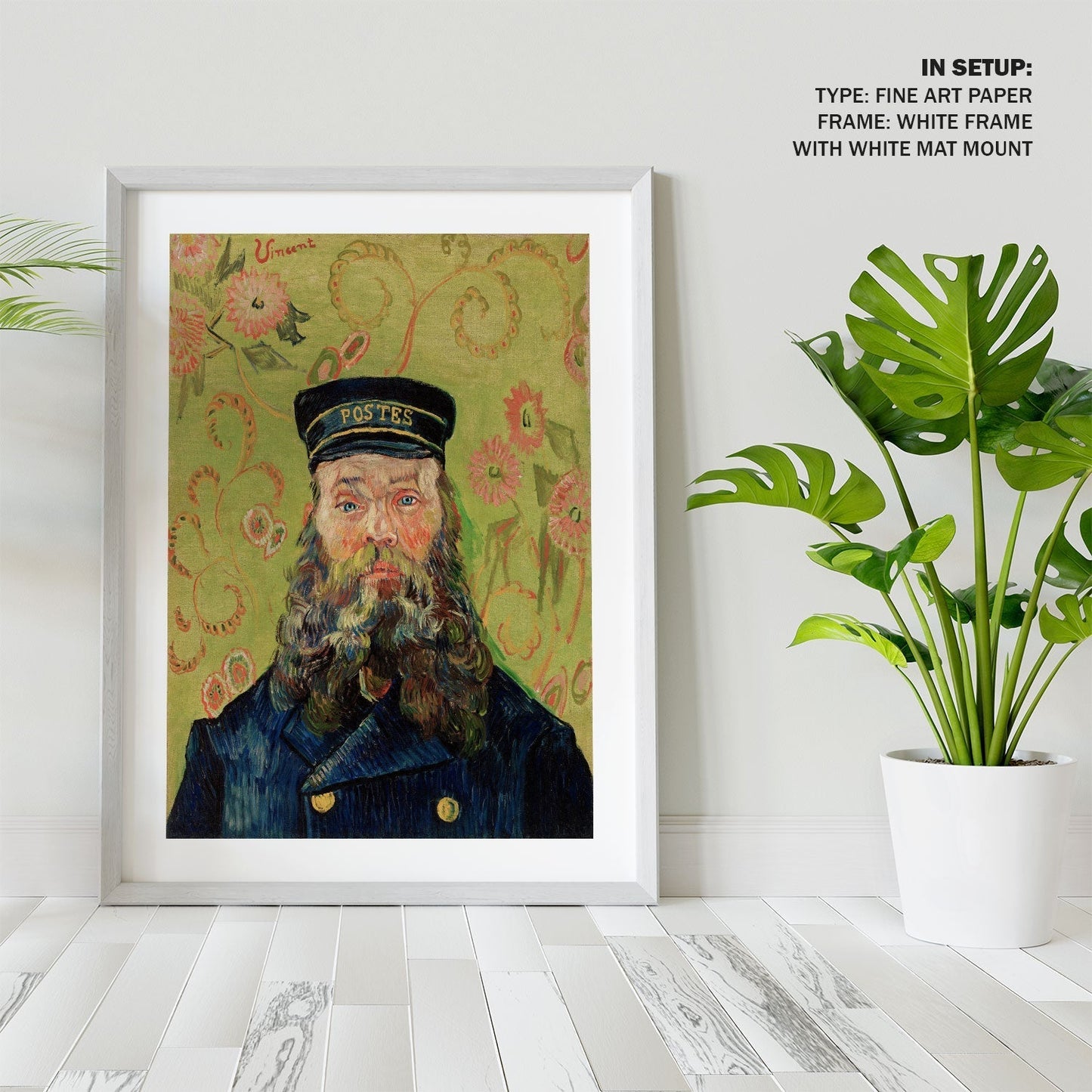 The Postman, Vincent Van Gogh Painting