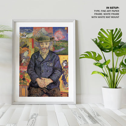 Van Gogh portrait of pere, Vincent Van Gogh Painting